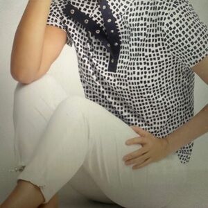 SUMMER SPECIAL ! Chico's White and Orange Zenergy Pants- 2Pairs